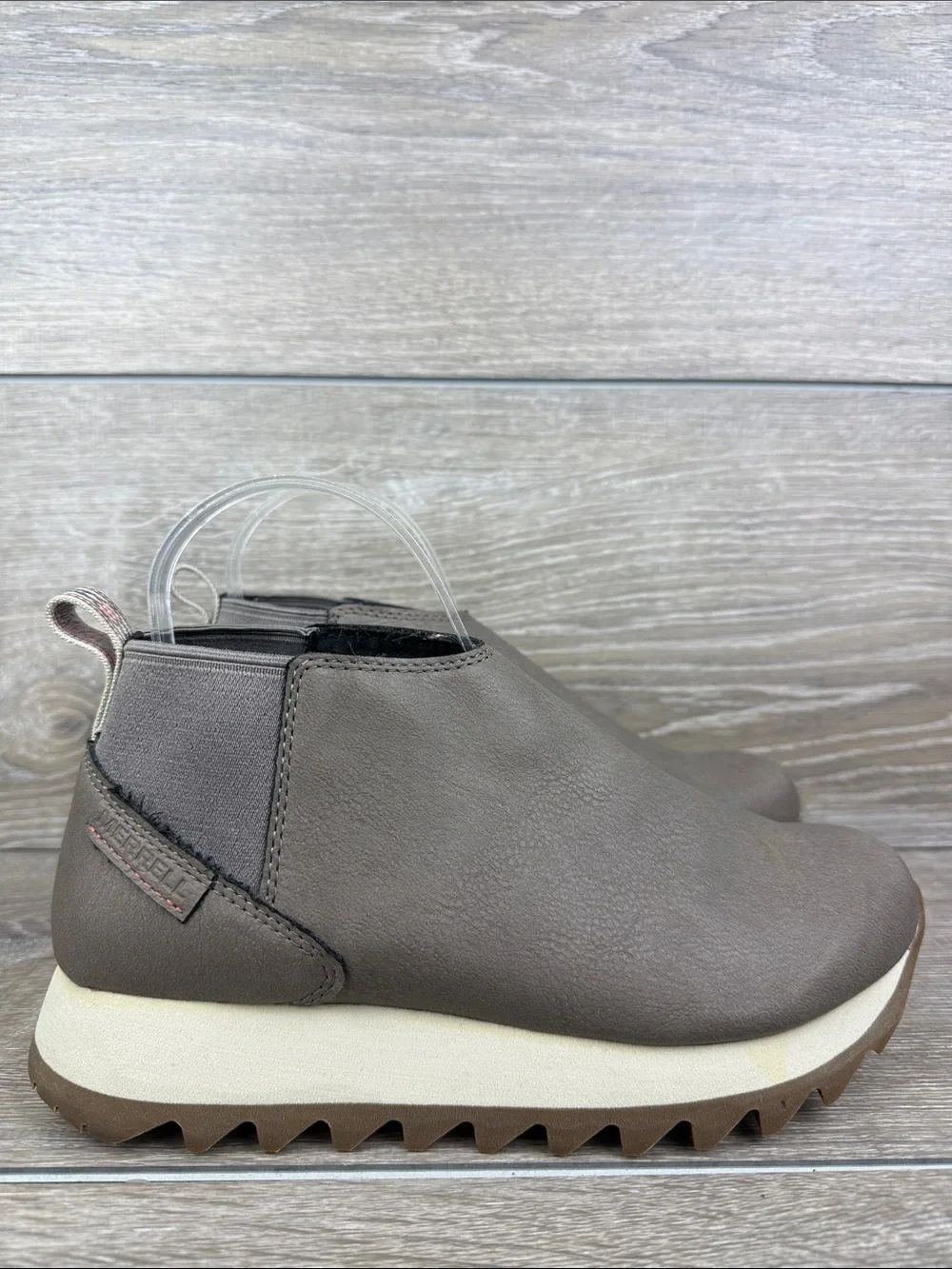 Merrell Alpine Chelsea Women’s Sz 7 Falcon Gray Pull On Ankle Boots J003778
